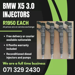 Bmw X5 3.0 Injectors For Sale With Warranty