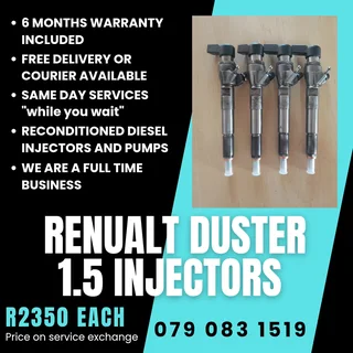 Renualt Duster 1.5 Injectors For Sale With Warranty Included