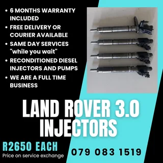 Land Rover 3.0 Injectors For Sale With Warranty Included