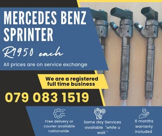 Mercedes Benz Sprinter Injectors For Sale With Warranty
