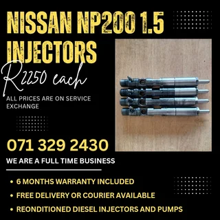Nissan Np200 1.5 Injectors For Sale With Warranty