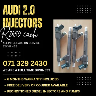 Audi 2.0 Tdi Injectors For Sale With Warranty