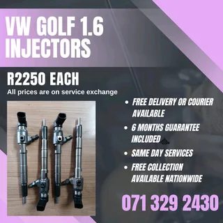 Vw Golf 1.6 Injectors For Sale With Warranty