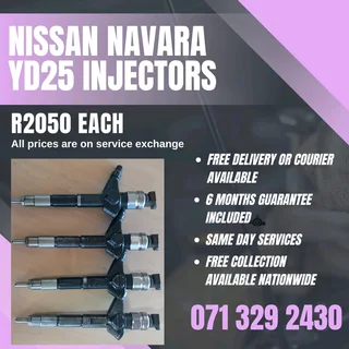 Nissan Navara Yd25 Injectors For Sale With