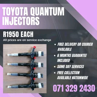 Toyota Quantum Injectors For Sale With Warranty
