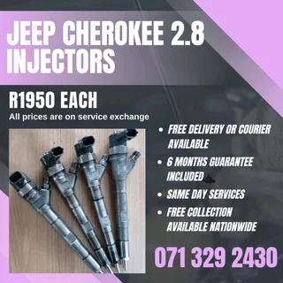 Jeep Cherokee 2.8 Injectors For Sale With Warranty