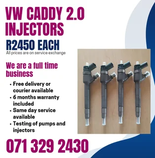 Vw Caddy 2.0 Injectors For Sale With Warranty