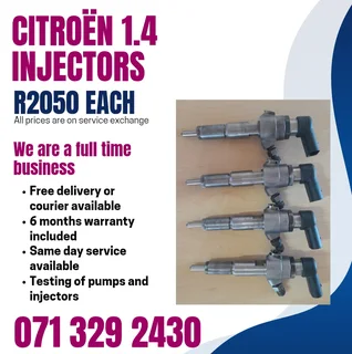 Citroën 1.4 Injectors For Sale With Warranty