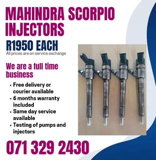 Mahindra Scorpio Injectors For Sale With Warranty