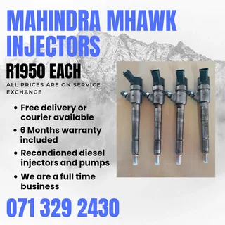 Mahindra Mhawk Injectors For Sale With Warranty Included