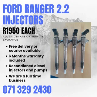 Ford Ranger 2.2 Injectors For Sale With Warranty