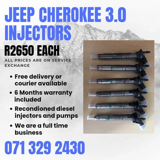 Jeep Cherokee 3.0 Injectors For Sale With Warranty Included