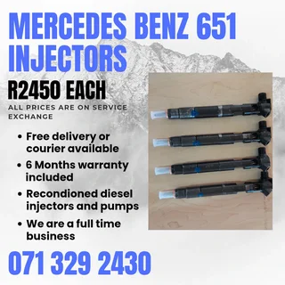 Mercedes Benz Vito 651 Injectors For Sale With Warranty Included