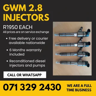 Gwm 2.8 Injectors For Sale With Warranty