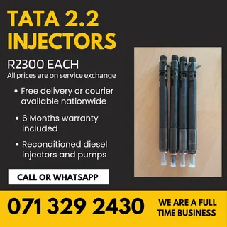 Tata 2.2 Injectors For Sale With Warranty Included