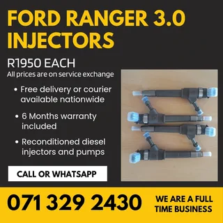 Ford Ranger 3.0 Injectors For Sale With Warranty Included