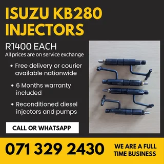 Isuzu Kb280 Injectors For Sale With Warranty Included