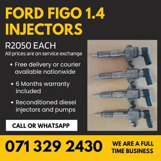 Ford Figo 1.4 Injectors For Sale With Warranty Included