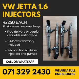 Vw Jetta 1.6 Injectors For Sale With Warranty Included