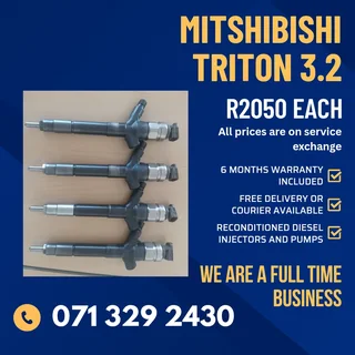 Mitshubishi Triton 3.2 Injectors For Sale With Warranty Included