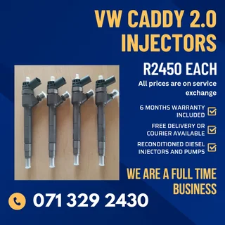 Vw Caddy 2.0 Injectors For Sale With Warranty Included