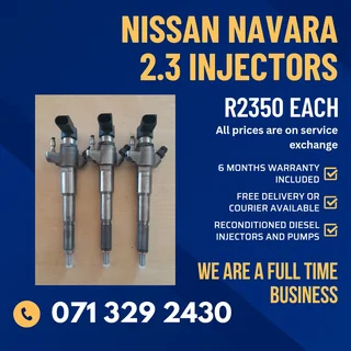Nissan Navara 2.3 Injectors For Sale With Warranty Included