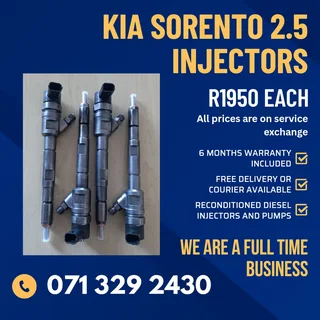 Kia Sedona 2.5 Injectors For Sale With Warranty