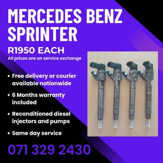 Mercedes Benz Sprinter Injectors For Sale With Warranty