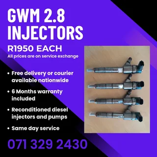Gwm 2.8 Injectors For Sale With Warranty Included