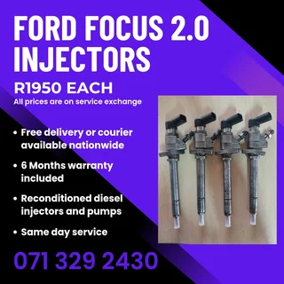 Ford Focus 2.0 Injectors For Sale With Warranty