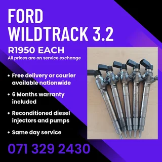 Ford Wildtrack 3.2 Injectors For Sale With Warranty