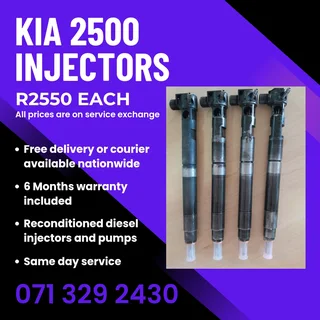 Kia 2500 Injectors For Sale With Warranty Included
