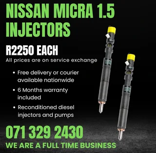 Nissan Micra 1.5 Injectors For Sale With Warranty Included