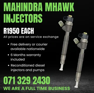 Mahindra Mhawk 2.2 Injectors For Sale With Warranty Included
