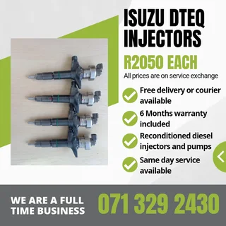 Isuzu Dteq Kb250 Injectors For Sale With Warranty Included