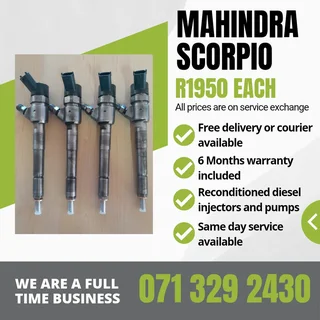 Mahindra Scorpio Injectors For Sale With Warranty Included