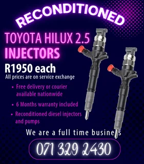 Toyota Hilux 2.5 Injectors For Sale With Warranty