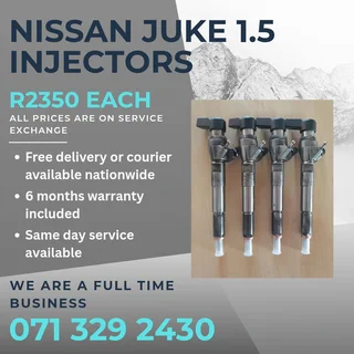 Nissan Juke 1.5 Injectors For Sale With Warranty