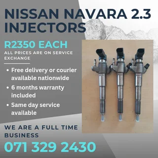 Nissan Navara 2.3 Injectors For Sale With Warranty Included