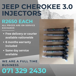 Jeep Cherokee 3.0 Injectors For Sale With Warranty