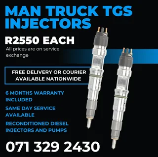 Man Truck Tgs Injectors For Sale With Warranty Included