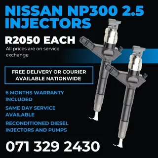 Nissan Np300 2.5 Injectors For Sale With Warranty Included