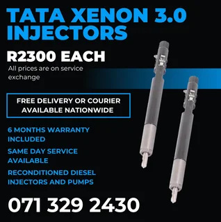 Tata Xenon 3.0 Injectors For Sale With Warranty Included In
