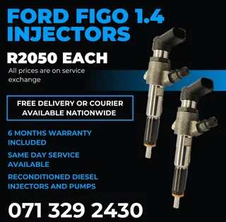 Ford Figo 1.4 Injectors For Sale With Warranty Included