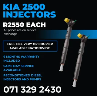 Kia 2500 Injectors For Sale With Warranty Included In