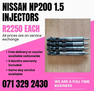 Nissan Np200 1.5 Injectors For Sale With Warranty Included