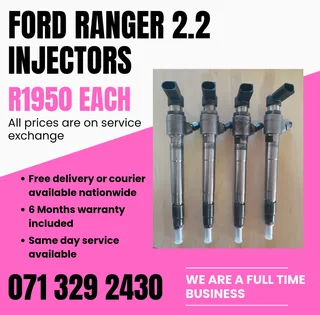 Ford Ranger 2.2 Injectors For Sale With Warranty