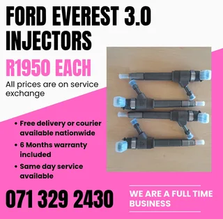 Ford Everest 3.0 Injectors For Sale With Warranty