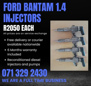 Ford Bantam 1.4 Injectors For Sale With Warranty