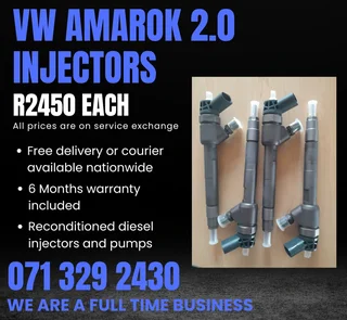 Vw Amarok 2.0 Injectors For Sale With Warranty